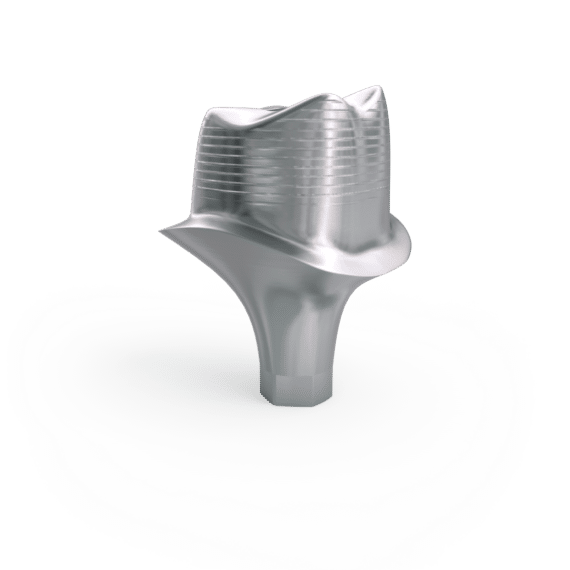 Titanium patient specific titanium patient specific abutment